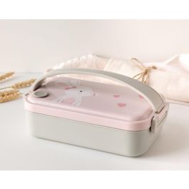Caja Almuerzo Acero Inoxidable Conejo Rosa Precio: 5.94999955. SKU: B1K4R467V4