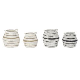 Cesta Boho DKD Home Decor Marron Gris 40 x 40 x 40 cm Set de 2 (2 Unidades) Precio: 84.50000031. SKU: S3028925