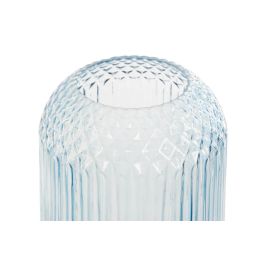DKD Home Decor Jarron Azul Cristal 15 x 36 x 15 cm (6 Unidades)