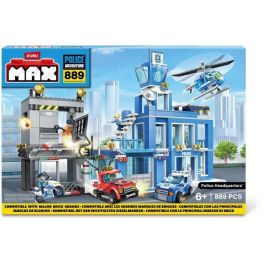 Zuru Max Build Set Construcción Estación de Bomberos y Policía, 976 Piezas, Vehículos y Accesorios, Modelos Surtidos Zuru Max Build Set Construcción Estación de Bomberos y Policía, 976 Piezas, Vehículos y Accesorios, Modelos Surtidos