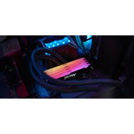 Kingston FURY Beast RGB 64GB DDR4 3200MT/s CL16 DIMM (Kit de 4x16GB) para PC - Memoria RAM con Iluminación