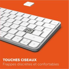 Teclado Mobility Lab KMP2000W Mini Blanco