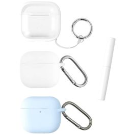 4smarts Set Fundas Omega para AirPods 3ª Gen, 3 piezas (blanco, azul claro) Precio: 38.95000043. SKU: B14DFGWM56