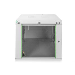Digitus Carcasa de pared Dynamic Basic 9U 600x600mm gris con cerradura, 60kg, acero galvanizado, para rack 19"