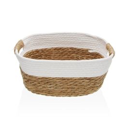 Cesta con asas blanca M Versa 23x15x31 cm - Alga y papel (2 Unidades) Precio: 7.49999987. SKU: B1GD5F98WR