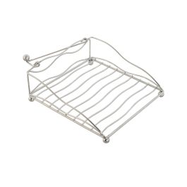 Servilletero Basicos DKD Home Decor Plateado 19 x 7 x 19 cm Servilletero Basicos DKD Home Decor Plateado 19 x 7 x 19 cm