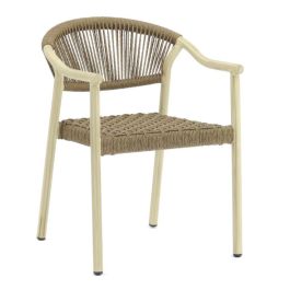 DKD Home Decor Silla 60 x 78 x 56 cm (2 Unidades) de Aluminio y Ratán Sintético Precio: 215.98999972. SKU: B1DHKXT634