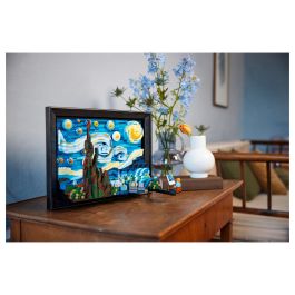 Lego Ideas 21333 Vincent Van Gogh - Lienzo de la Noche Estrellada Lámina Artística 3D - 2316 Piezas