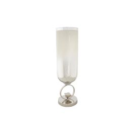 DKD Home Decor Jarrón de Cristal y Aluminio en color Champán, con Medidas 15x56x15 cm y Peso 1.25 kg, Desmontable Precio: 73.78999991. SKU: S3039896