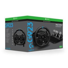 Logitech Volante y Pedales G923 con TrueForce para Simulación de Carreras Avanzada