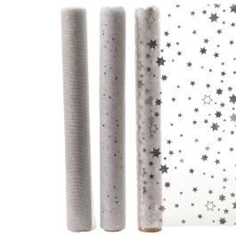 Decoris Camino de Mesa de Organza con Purpurina Transparente, 3 Modelos Surtidos, 200x35cm Precio: 3.50000002. SKU: S7903785