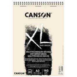 Bloc De Dibujo Canson Xl Sand Con Espiral Liso Color Natural A3 160G 40H (Set de 5) Precio: 69.99341024. SKU: B1A39PWM2F