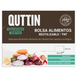 Bolsa para Alimentos Reutilizable TNT 44.5x29.5 cm Quttin (24 Unidades) Bolsa para Alimentos Reutilizable TNT 44.5x29.5 cm Quttin (24 Unidades)