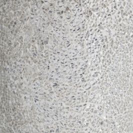 Jarrón Blanco Fibra de Vidrio Decoración 25 X 25 X 82 cm