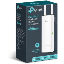 TP-Link EAP110-Outdoor Omada Punto de Acceso Wi-Fi Exterior 300 Mbit/s 2.4 GHz PoE IP65 Blanco