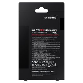 Samsung 990 PRO 4TB M.2 2280 PCIe 4.0 NVMe SSD con Disipador de Calor, Compatible PS5, MZ-V9P4T0CW
