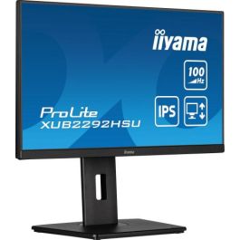 MONITOR IIYAMA 21.5"/1920 x 1080/100Hz /2.1MPX/250CD/FHD/16:9/HDMI/IPSLED/NEGRO MONITOR IIYAMA 21.5"/1920 x 1080/100Hz /2.1MPX/250CD/FHD/16:9/HDMI/IPSLED/NEGRO