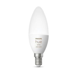 Philips Hue White & Color Ambiance Bombilla LED Inteligente de Llama E14 5.5W Compatible con Bluetooth