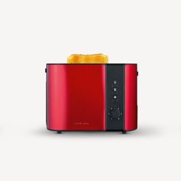 Severin AT 2217 Tostador para 2 Rebanadas Rojo Metálico 800W con Bandeja Recogemigas