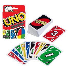 UNO W2087 Juego de Cartas Clásico Mattel Games Familiar para 2-10 Jugadores, Edad Recomendada +7 Años, Multilingüe