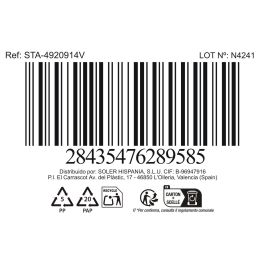 Inde Taza Jumbo 450 cc Mondoñedo Verde - 11.7x7.7 cm (6 Unidades)