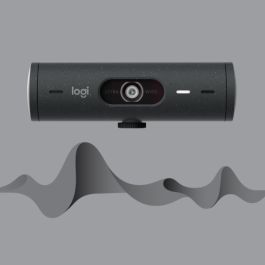 Logitech BRIO 500 Webcam Full HD 1080p 60fps Grafito con Autoenfoque y Corrección de Luz Automática