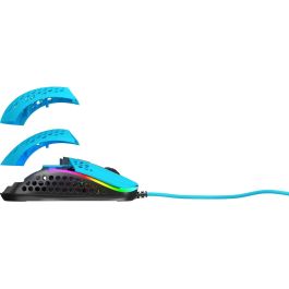 Cherry MSM M42 RGB - Ratón Gaming con Cable, Azul