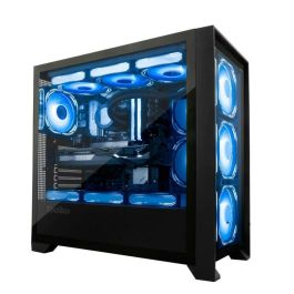 Coolbox Caja Ordenador Gaming Ge2000 Dualview ATX, Cristal Templado, ARGB, COO-CHA-GE2000-0