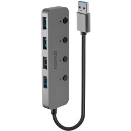 LINDY 43309 Hub USB 3.0 de 4 Puertos Aktiv Gris Precio: 47.49999958. SKU: B1EBJW6HSB