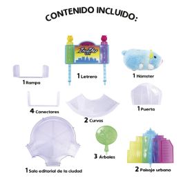 Jazwares Z1080 Zhu Zhu Hamster Starter Set Interactivo con Accesorios Básicos para Niños +4 años