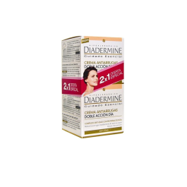 Diadermine Crema Antiarrugas Doble Acción Día, Hidratación Profunda y Efectiva, Piel Firme y Radiante, Lote 2 x 50 ml Precio: 7.49999987. SKU: S0517693