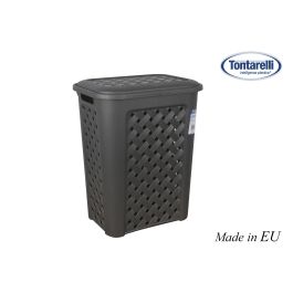 Tontarelli Pongotodo con Tapa 30 L Arianna Grafito 37.5x27.5x47 cm (6 Unidades) Precio: 49.58999991. SKU: S2206613