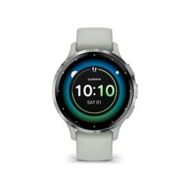 Garmin GAR1701774233968 Reloj GPS conectado Venu 3S 30,4 mm (1.2") Acero plateado, caja verde salvia, correa silicona Precio: 450.9499995. SKU: B1E783R69D