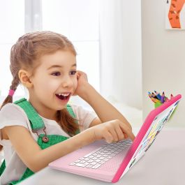 Lexibook Ordenador Portátil Hello Kitty JC598HKI2 Bilingüe Educativo con 124 Actividades Español Inglés +4 Años