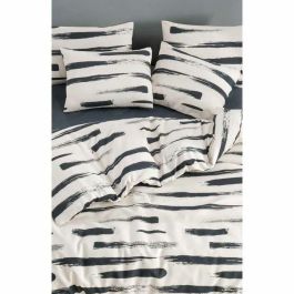 Juego de Cama ASI8684283430574 - 1 Funda Nórdica 220x240 cm + 2 Fundas de Almohada 60x60 cm - 65% Algodón, 35% Poliéster - Blanco