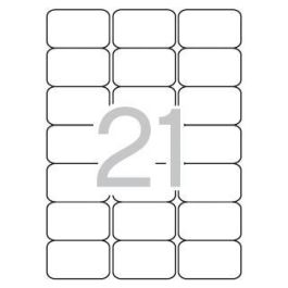 Apli Etiquetas Adhesivas 63.5x38.1 mm Cantos Romos Inkjet-Láser Blanco 25 Hojas Precio: 9.5000004. SKU: S8426005