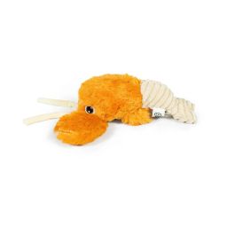 Gloria Peluche para Perro Bigotes con Squeaker, Textura Blanda, Naranja, Poliéster