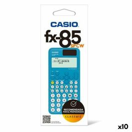 Calculadora Científica Casio FX-85SPCW Azul (10 Unidades) Calculadora Científica Casio FX-85SPCW Azul (10 Unidades)