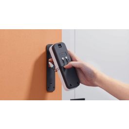 WOOX R4331 Timbre Inteligente con Vídeo Wi-Fi, Sin Hub ni Suscripción, Audio Bidireccional, Visión Nocturna, Compatible Alexa Google