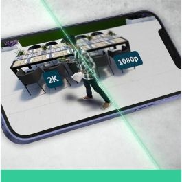 Arlo ARL1712272881981 Cámara de seguridad conectada Essential2 Pack de 3, resolución 2K, visión nocturna a color
