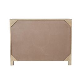 DKD Home Decor Aparador Natural Mango 100 x 75 x 40 cm con 2 Puertas y 2 Estanterías