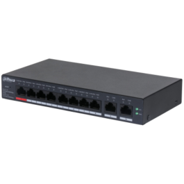 Dahua Technology DH-CS4010-8GT-110 Switch Gestionado L2, 10 Puertos Gigabit Ethernet (10/100/1000), 8 Puertos PoE, Negro Precio: 114.69000004. SKU: B14TFHZNPF