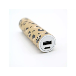 Wondee Batería Externa 5.000 mAh Leopardos Diseño Compacto Estilizado