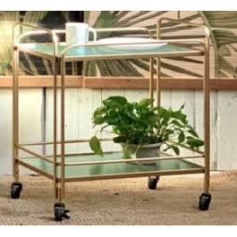 Camarera Glam DKD Home Decor Dorado 28 x 81 x 80 cm