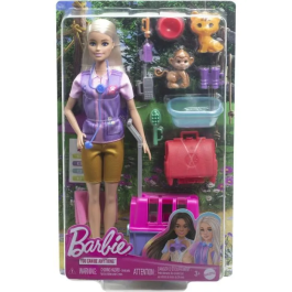 Barbie Barbie Rescate de Animales HRG50 Juego de Muñeca y Accesorios para Niños