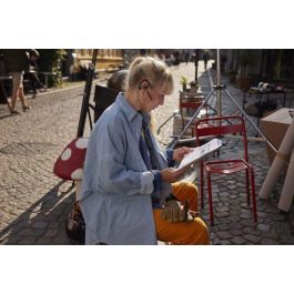 Poly Voyager 5200 BT700 Auricular Bluetooth USB-A con Dongle, Cancelación Ruido, Certificado Microsoft Teams para Oficina y UC