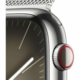 Apple Watch Series 9 GPS + Cellular - 45 mm - Caja de acero plateada - Brazalete Milanese Loop plateado