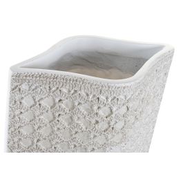 DKD Home Decor Jarrón Decorativo Moderno Isara de Resina Blanca - Ideal para Suelo o Mesa - 58 cm Alto, 12 cm Largo, 20 cm Ancho Precio: 20.38608. SKU: B13BL3X6RH