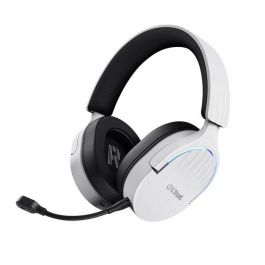 Trust Gaming GXT 491 Fayzo Auriculares Gaming Inalámbricos Dual 2.4GHz USB Bluetooth Micrófono Sonido 7.1 Virtual Jack 3.5mm Blancos