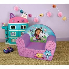Fun House FUN3700057136017 Sillón club para niños Gabby y la Casa Mágica - L.52 x P.33 x H.42 cm